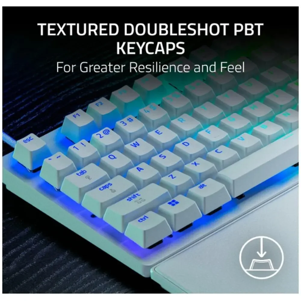Razer Huntsman V3 Pro TKL 8KHz Esports Gaming Keyboard, White | Analog